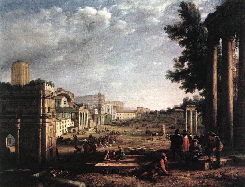 Claude Lorrain The Campo Vaccino, Rome dfg china oil painting image